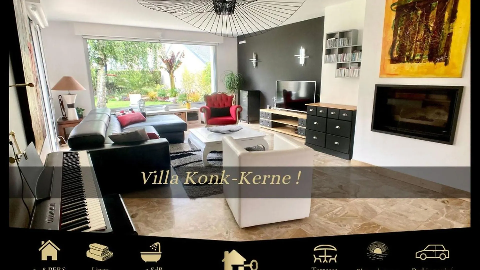 Sublime Villa 5 Etoiles Konk-Kerne 8 Personnes, 100M De La Mer A Concarneau Finistere Sud Bretagne